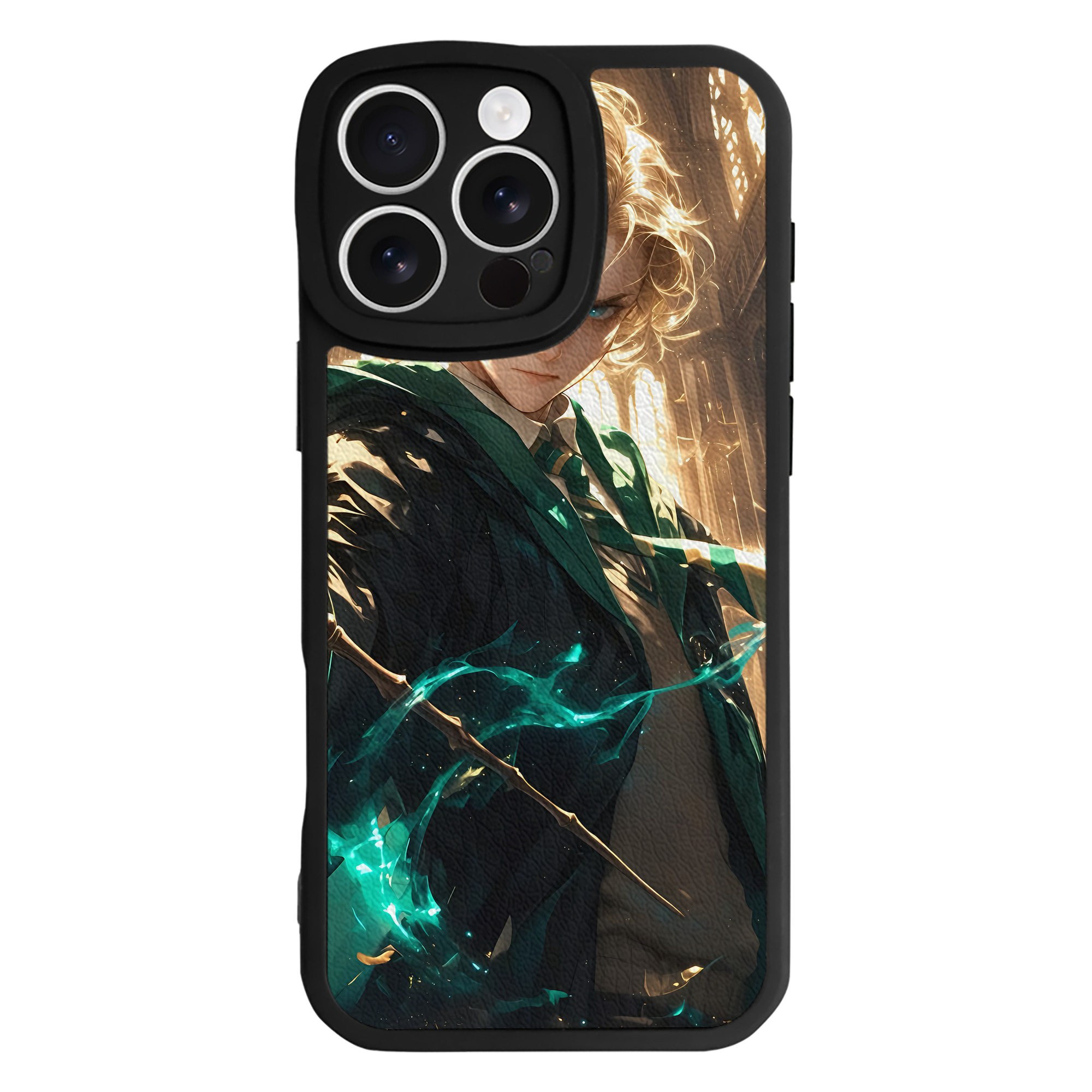 （画像用） Harry Potter ハリー・ポッターシリーズ 【iPhone 16シリーズ対応】シリコンスマホケース（レザー調） 材質：シリコン